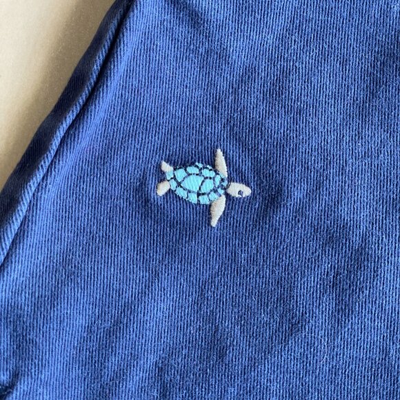Janie and Jack Sea Turtle Embroidered Blue Toddler Boy Shorts - Size 2T - Picture 3 of 6